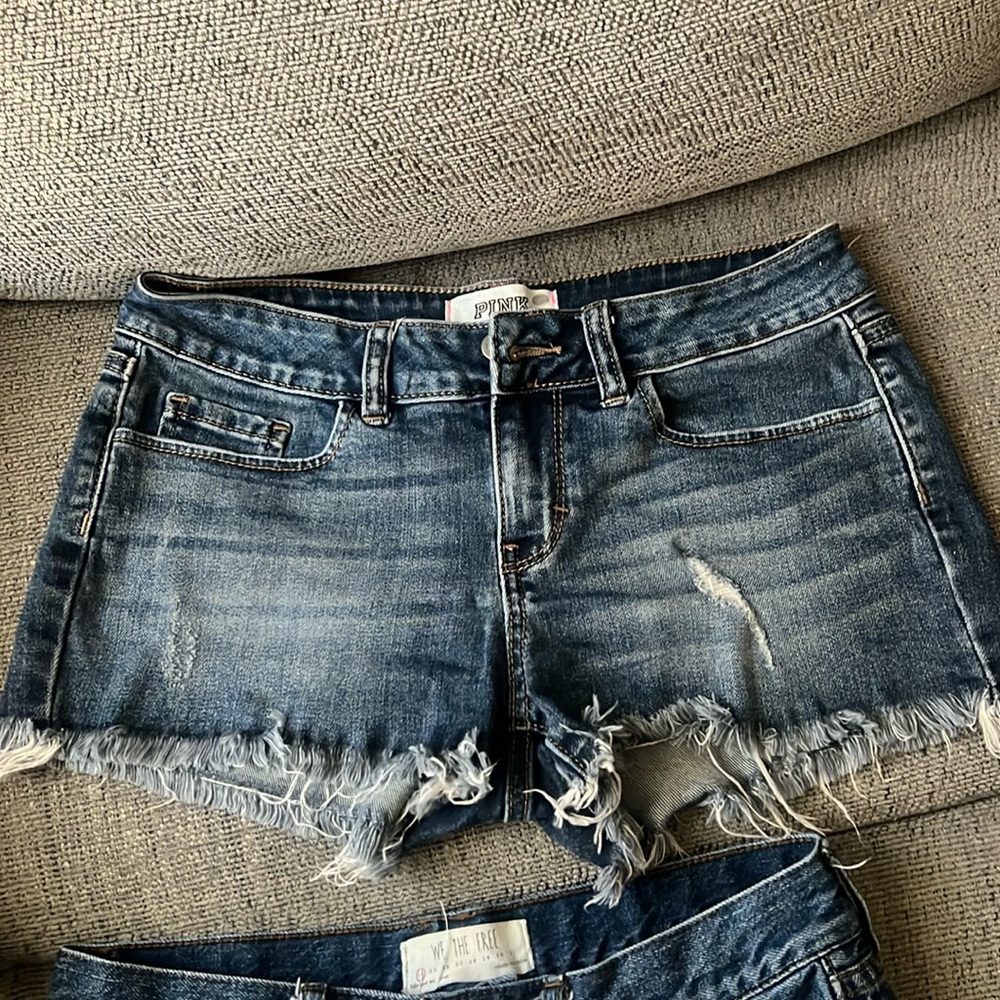 Women’s blue jean shorts